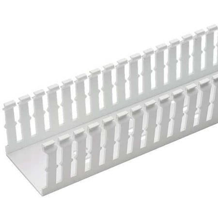 Base Wiring Duct, Type F, Narrow, White, 5 X 5 X 1' (6-Pack)